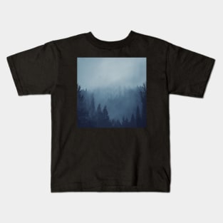 Misty Blue Forest 3 Kids T-Shirt